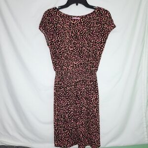 LILLY PULITZER Sadie Thrill Of The Chase Leopard Print Dress XS